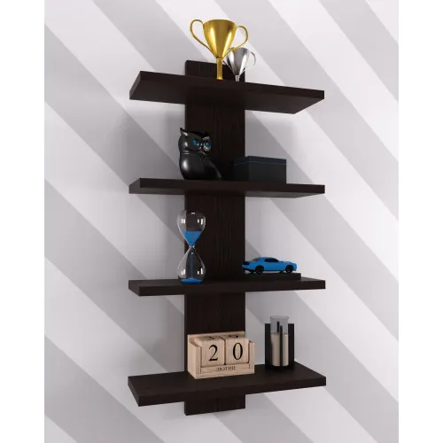 Полка навесная ПН-5, Венге Магия, 350/140/700