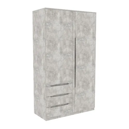 Шкаф Дельта 1, Бетон, 1200х550х2100