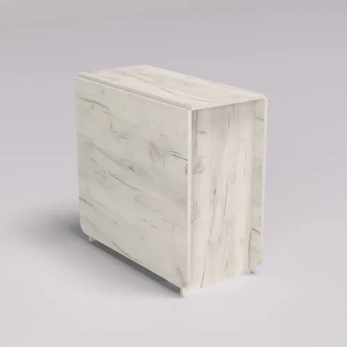 Стіл-тумба №3, Дуб Крафт Білий, 1750х800х750