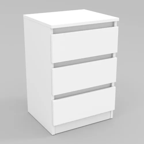 Тумба прикроватная V-5, Белый, 400/350/600
