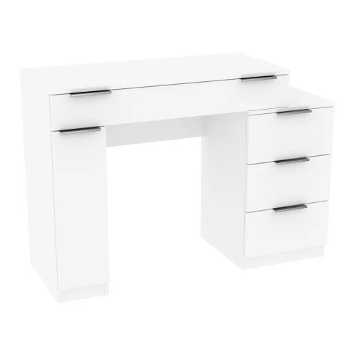 Стол туалетный Трюмо Кристалл, Белый, 1200/452/847