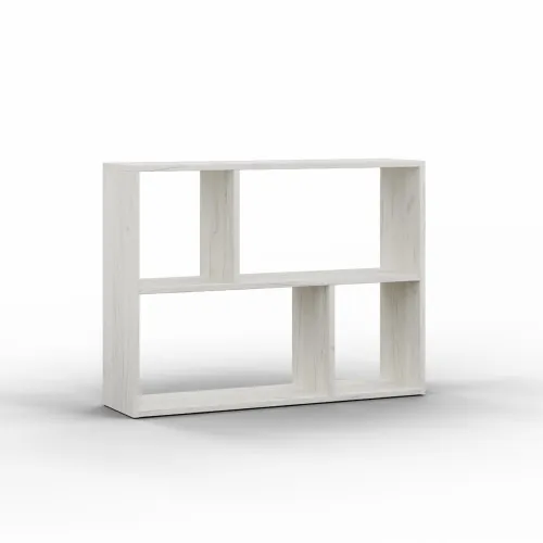 Полка приставная Т-9, Дуб Крафт Белый, 934/250/700