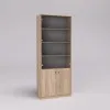 Шкаф офисный ОШС-1, Дуб Сонома, 800/340/2100