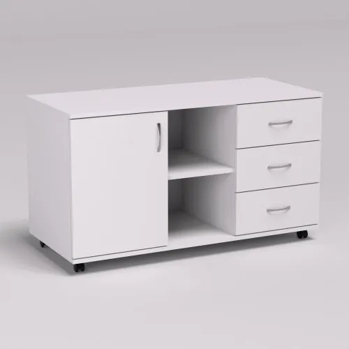 Тумба офисная ТМО-1, Белый, 1100/480/620