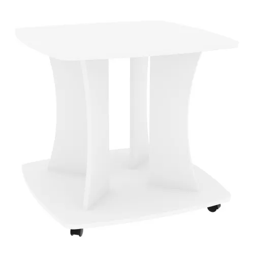 Стіл журнальний Квант, Білий, 650/650/550
