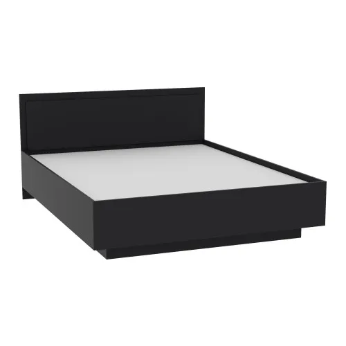 Кровать Кристалл №2 двуспальная, Антрацит, 2035х1632х850
