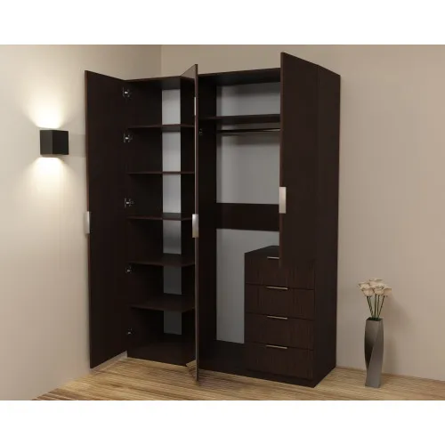 Шкаф Кристалл 2, Венге Магия, 1500х520х2100