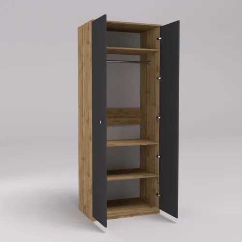 Шафа Favorit F-14, Дуб Аппалачі/Антрацит, 800х530х2100