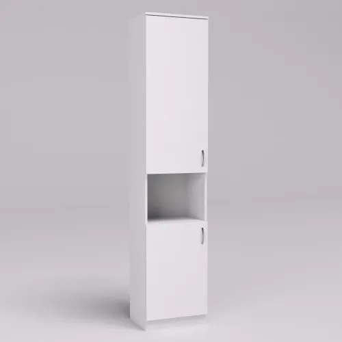 Шкаф офисный ОПК-1, Белый, 450/340/2100