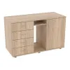 Тумба офисная Лидер, Дуб Сонома, 1100/480/650