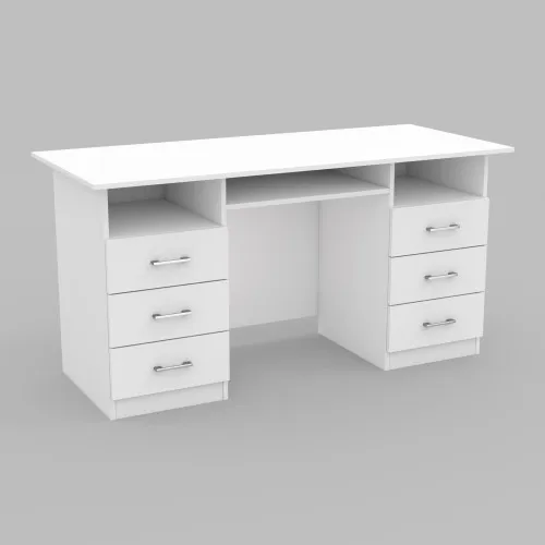 Стол офисный ОСП-4, Белый, 1500/600/760