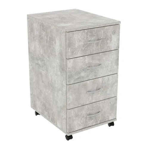 Тумба офисная ТМ-1, Бетон, 400/520/750