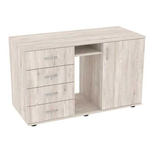 Тумба офисная Лидер, Самоа Дымчатый, 1100/480/650