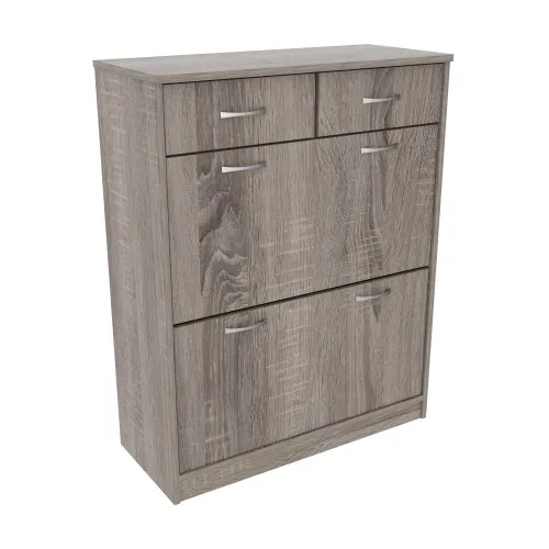 Тумба для обуви №2, Дуб Сонома Трюфель, 800/350/1010