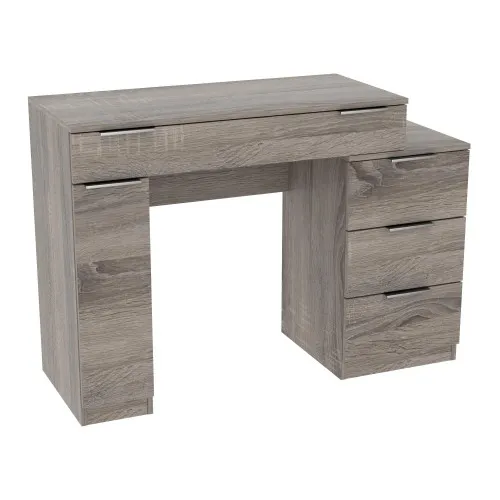 Стол туалетный Трюмо Кристалл, Дуб Сонома Трюфель, 1200/452/847