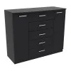 Комод №5, Антрацит, 1200/450/1000