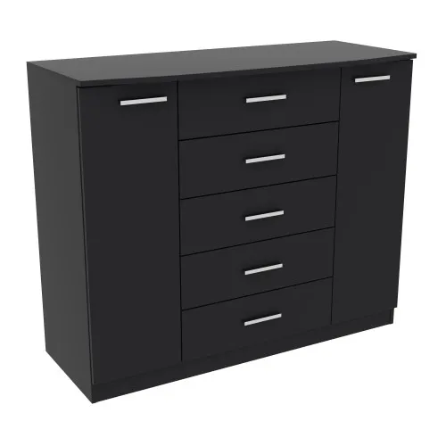 Комод №5, Антрацит, 1200/450/1000