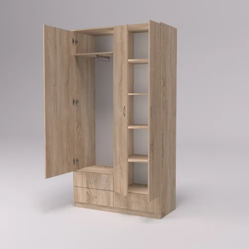 Прихожая ГКШ-8, Дуб Сонома, 1120/480/2100