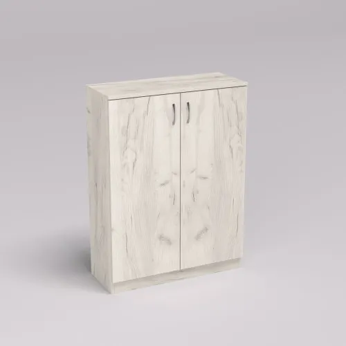 Тумба офисная ОСМ-2, Дуб Крафт Белый, 800/320/1080