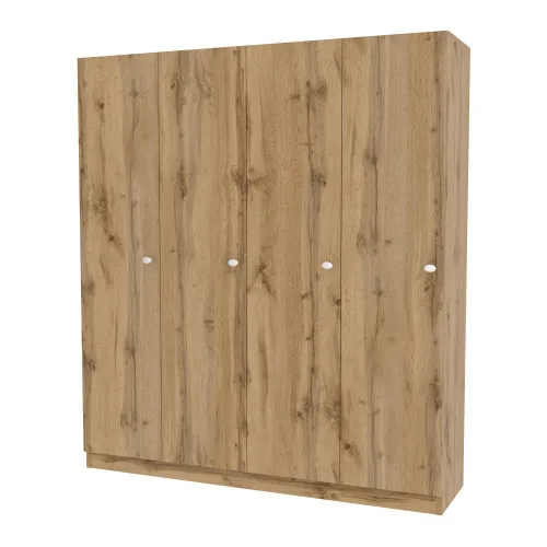 Шкаф секционный для раздевалки ШС-2, Дуб Аппалачи, 1200/318/1350