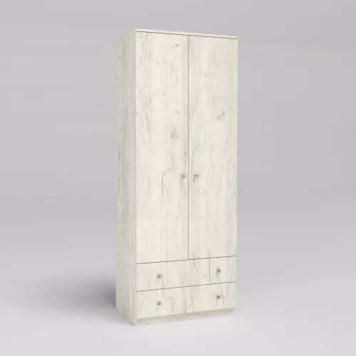 Шкаф Favorit F-10, Дуб Крафт Белый, 800х530х2100