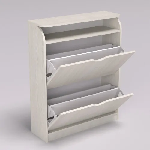 Тумба для обуви №1, Дуб Шамони Светлый, 800/250/1000