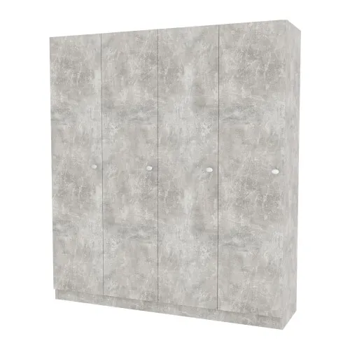 Шкаф секционный для раздевалки ШС-2, Бетон, 1200/318/1350