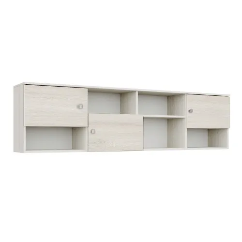 Полка навесная F-12, Дуб Шамони Светлый, 1950/320/520