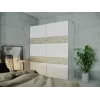 Шафа купе Doros L-Caiser Біла / Біла вставки Клондайк 2 ДСП 180х60х213 (42004001)