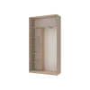 Шкаф купе Doros Сити Лайт Дуб Cонома 2 Зеркала 120х45х225 (44900068)