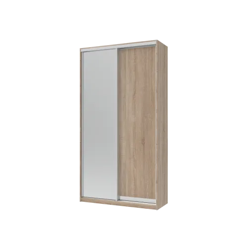 Шафа купе Doros Сіті Лайт Дуб Cонома 1 ДСП / 1 Дзеркало 120х60х225 (42002035)