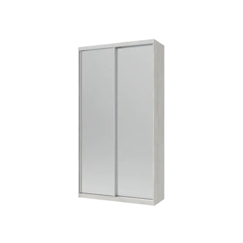 Шафа купе Doros Сіті Лайт Біле дерево 2 Дзеркала 120х45х225 (44900069)