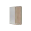 Шафа купе Doros Сіті Лайт Дуб Cонома 1 ДСП / 1 Дзеркало 150х45х225 (42002037)