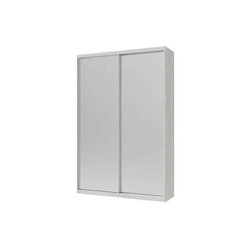 Шафа купе Doros Сіті Лайт Біле дерево 2 Дзеркала 150х45х225 (42002059)