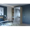 Шафа купе Doros Сіті Лайт Дуб Cонома 2 Дзеркала 150х60х225 (44900073)