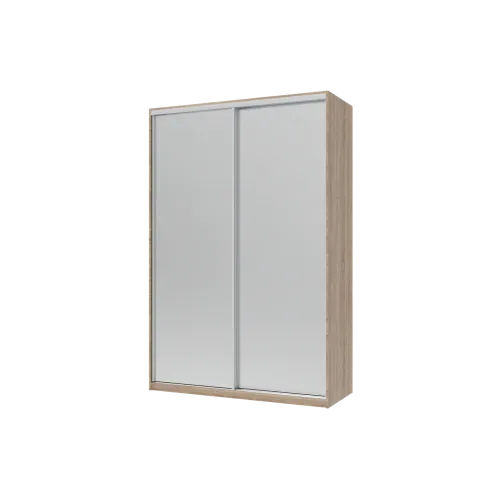 Шафа купе Doros Сіті Лайт Дуб Cонома 2 Дзеркала 150х60х225 (44900073)