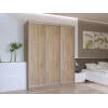 Шафа купе Doros Сіті Лайт Дуб Cонома 3 ДСП 180х60х225 (42002003)