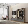 Стенка в гостиную Doros Капри Тахо/Графит 240х33х153 (80388682 )