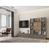 Стенка в гостиную Doros Капри Тахо/Графит 240х33х153 (80388682 )