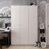 Шафа для одягу Doros Промо Біла 3 ДСП 135х48х204 (80737071)