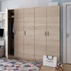 Шафа для одягу Doros Промо Дуб Cонома 2+3 ДСП 225х48х204 (42005003)