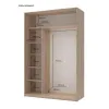 Шафа купе Doros Сіті Лайт Дуб Cонома 2 ДСП 150х60х225 (42002012)