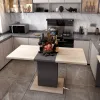 Столовый стол Doros Бостон Дуб Cонома / Графит 150х70х79 (81339362)