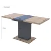 Столовый стол Doros Бостон Дуб Cонома / Графит 150х70х79 (81339362)