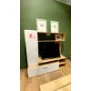 Стенка в гостиную Doros Кона Тахо / Белый 151х40х147 (44900064)