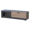 Тумба ТВ Doros 1 Дана Графит Дуб Сонома 1 ДСП 140х41.6х40 (41515992)