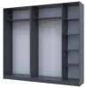 Шафа для одягу Doros Промо Графіт 2+3 ДСП 225х48х204 (42005069)