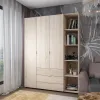 Шафа Doros Гелар з Етажеркою Дуб Сонома 3 ДСП 154.4х49.5х203.4 (42005042)