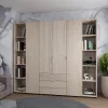 Шафа Doros Гелар з 2 Етажерками Дуб сонома 4 ДСП 231.4х49.5х203.4 (42005050)