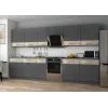 Кухня Лея Doros 3.4 м Графит/Клондайк ДСП 340х60х250 (81000011)